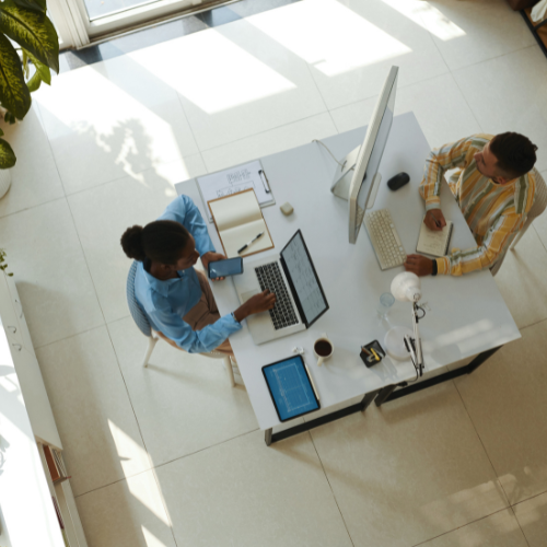 people sitting together